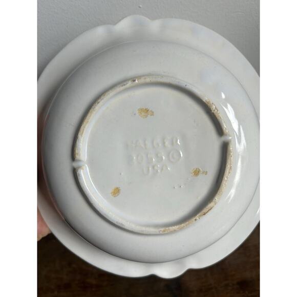 Vintage Royal Haeger Potteries 10" White Serving Bowl #3055 | Serving Dish - Picture 4 of 4